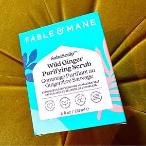 FABLE & MANE SahaScalp™ Wild Ginger Purifying Scrub - NEW IN BOX - 8 fl oz